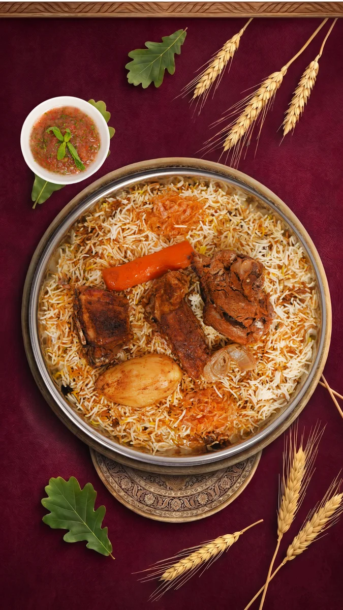 مدفون اللحم من مندي الديرة
